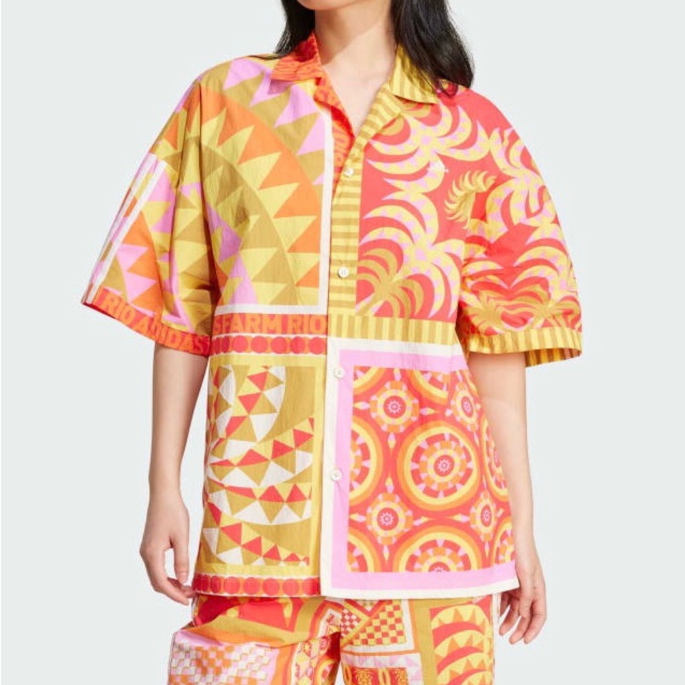 ADIDAS x FARM RIO LIGHT, BRIGHT, BRAZIL-INSPIRED SHIRT IT7266